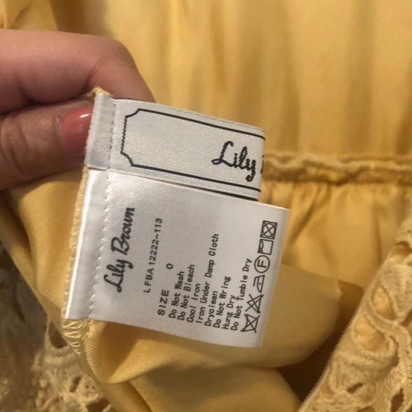 Lily Brown Dress Size 0 - Picture 4 of 4